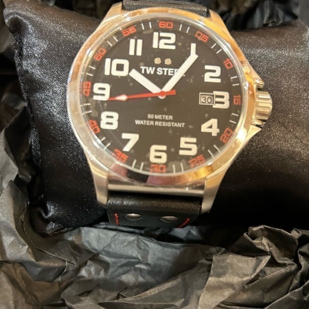 MENS TW STEEL STAINLESS 45mm watch